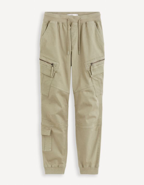 Pantalon cargo straight - kaki