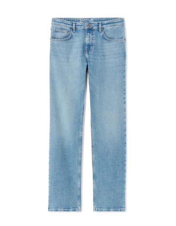 Jean C.5 regular coton stretch 3 longueurs - bleu clair