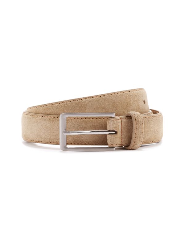 Ceinture en daim - beige