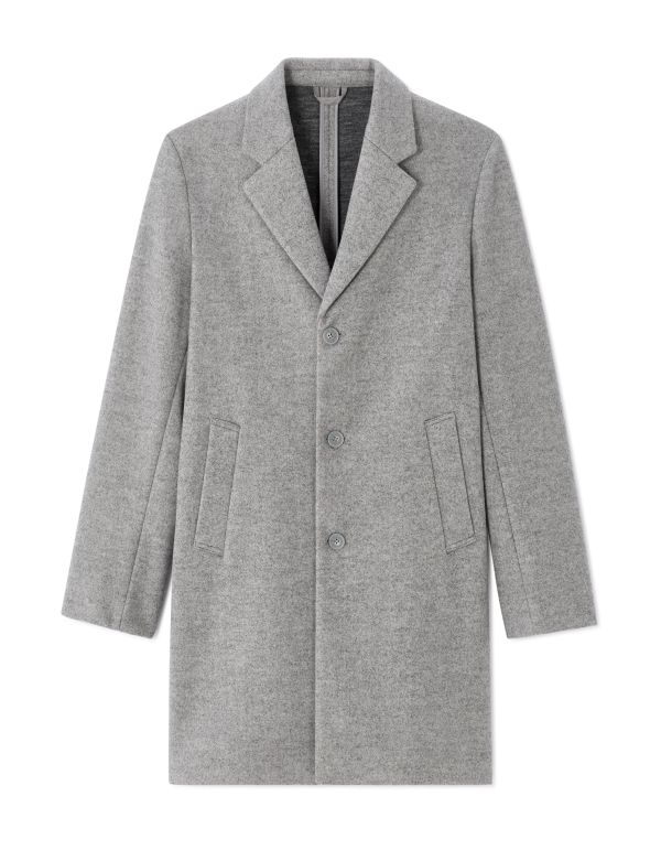 Manteau maille non doublé - gris