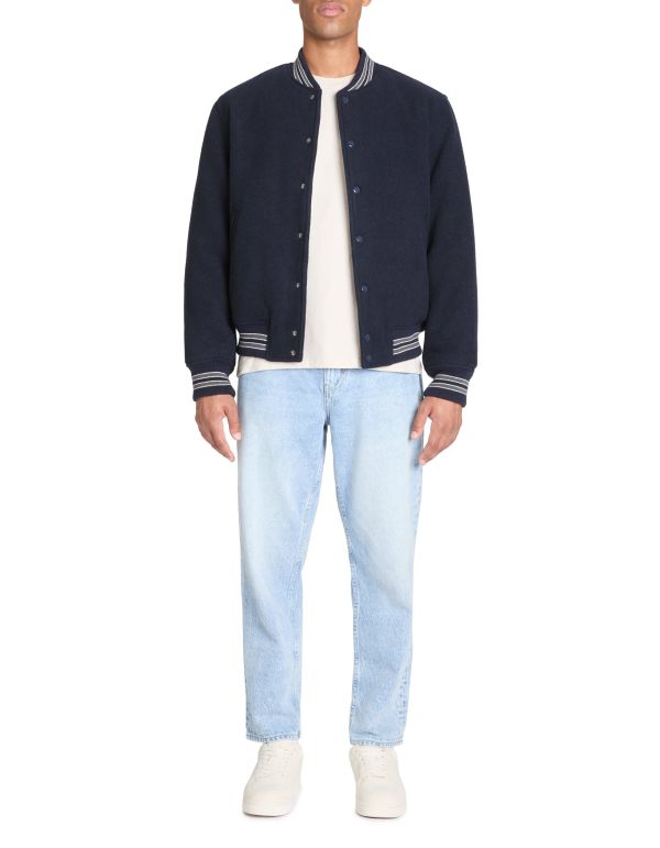 Blouson teddy - marine