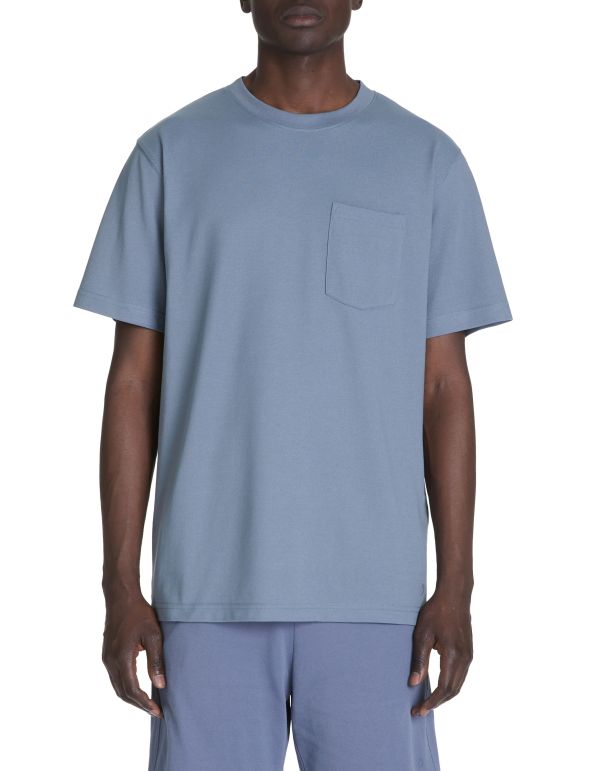 T-shirt col rond Coolmax - bleu