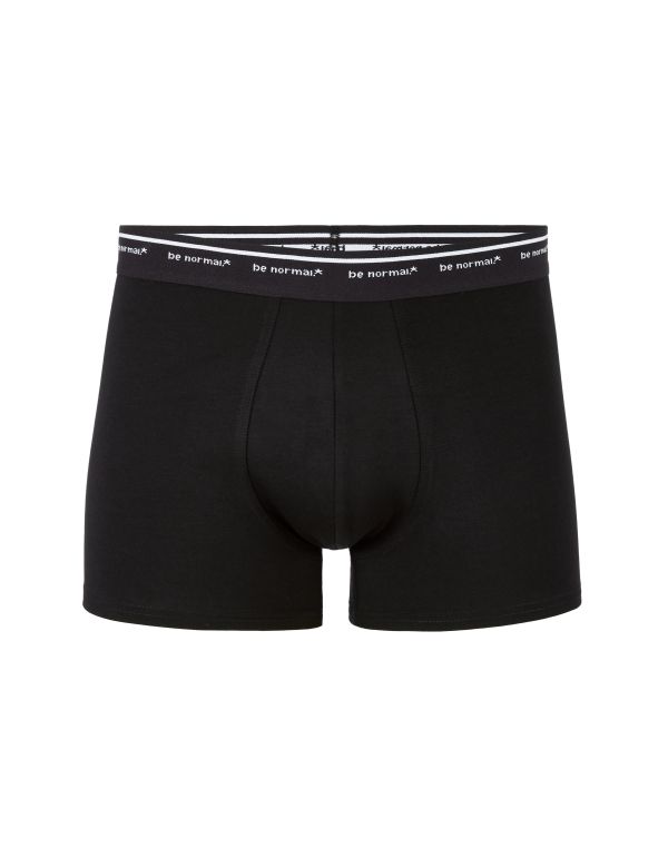 Boxer en coton stretch - noir