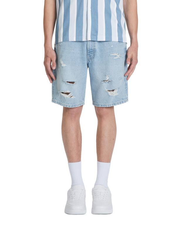 Bermuda en jean - bleu clair
