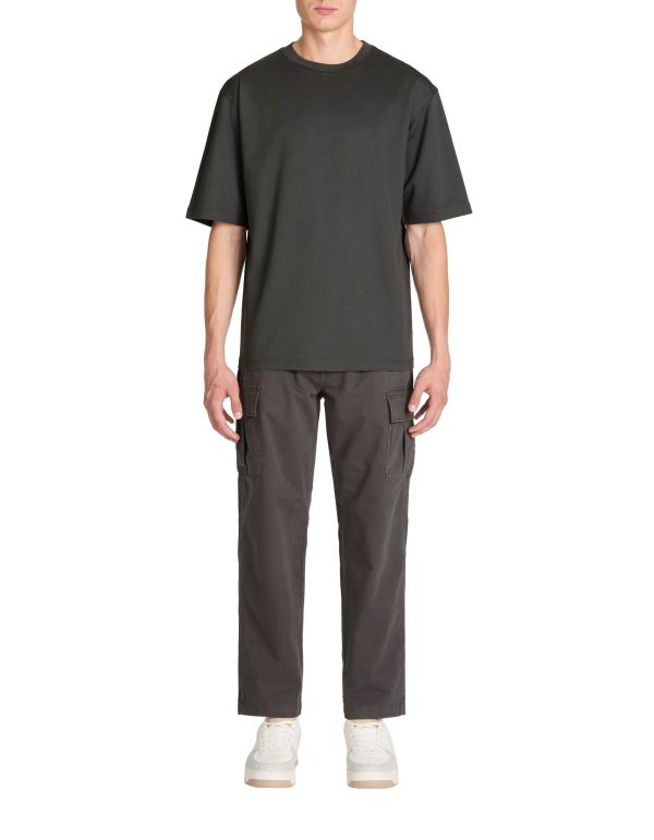 Pantalon cargo straight - gris