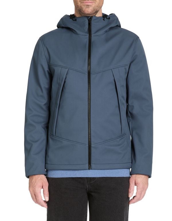 Blouson à capuche - bleu