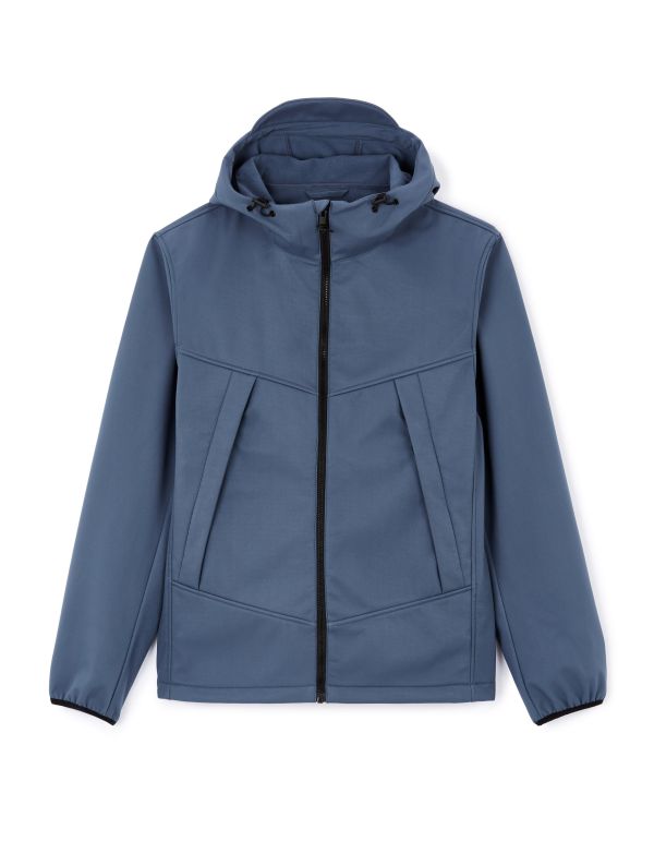 Blouson à capuche - bleu