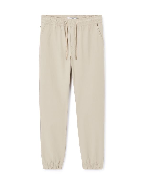 Pantalon jogger - beige