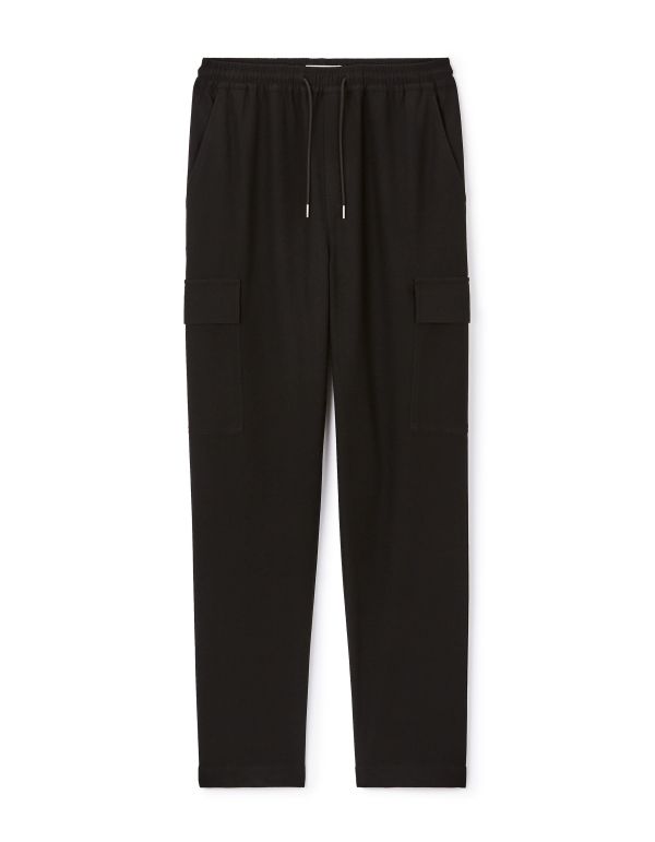 Pantalon cargo jogger - noir