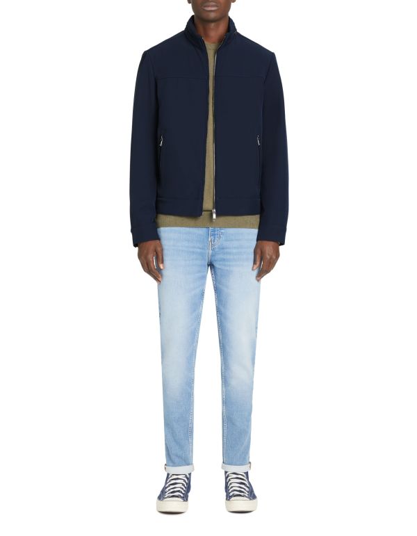 Blouson col montant - marine