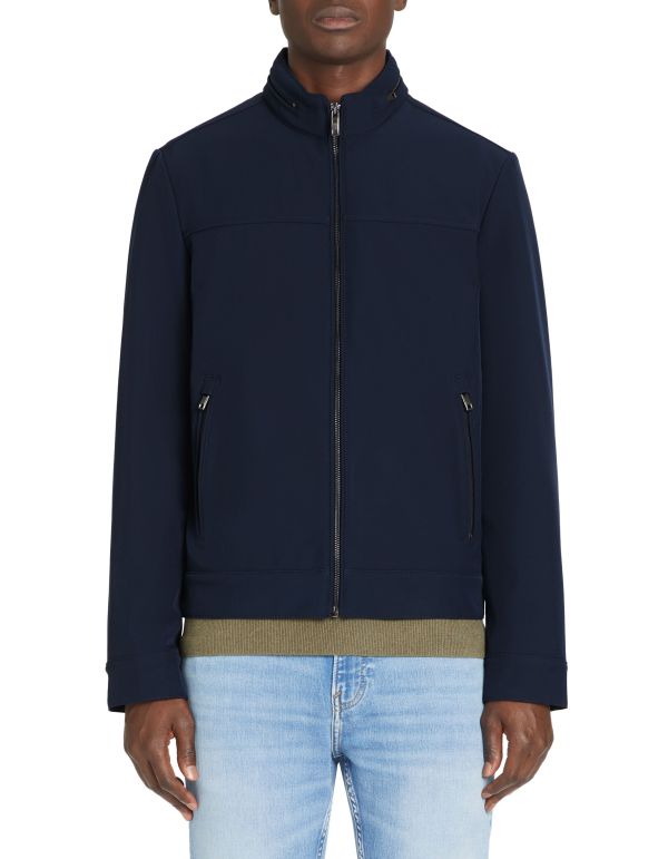 Blouson col montant - marine