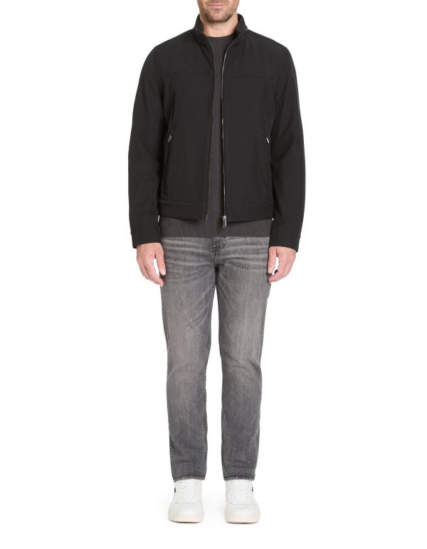 Blouson col montant - noir