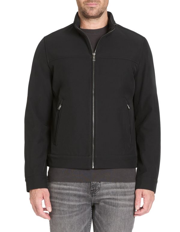 Blouson col montant - noir