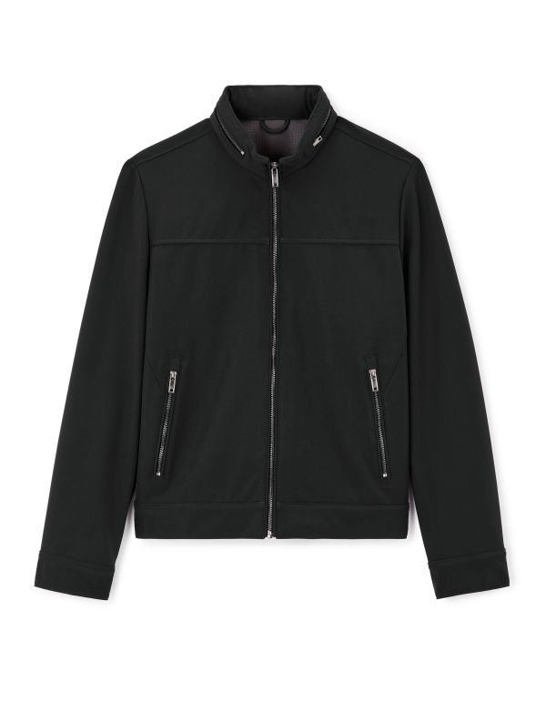 Blouson col montant - noir