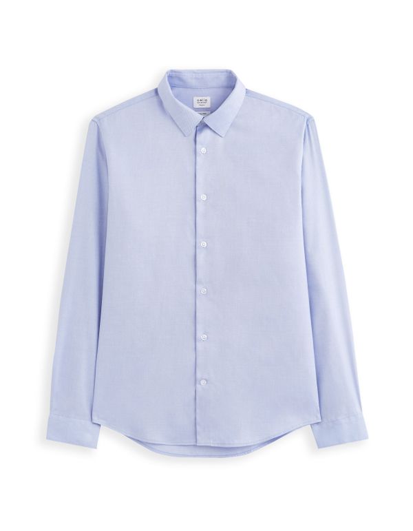 Chemise regular en oxford royal - bleu