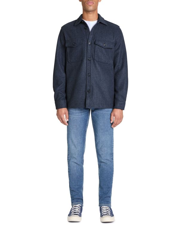 Surchemise overshirt - bleu