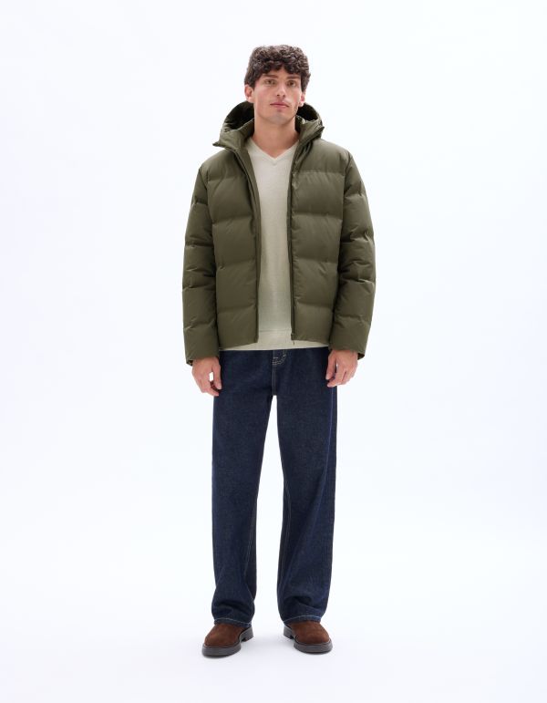 Doudoune Downwarm 90% duvet 10% plume sans couture - kaki