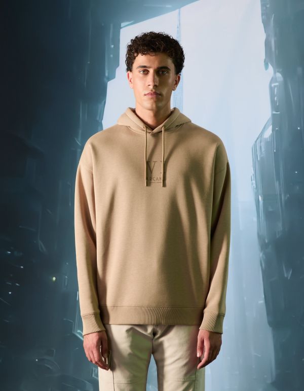 Arcane - Sweat à capuche beige