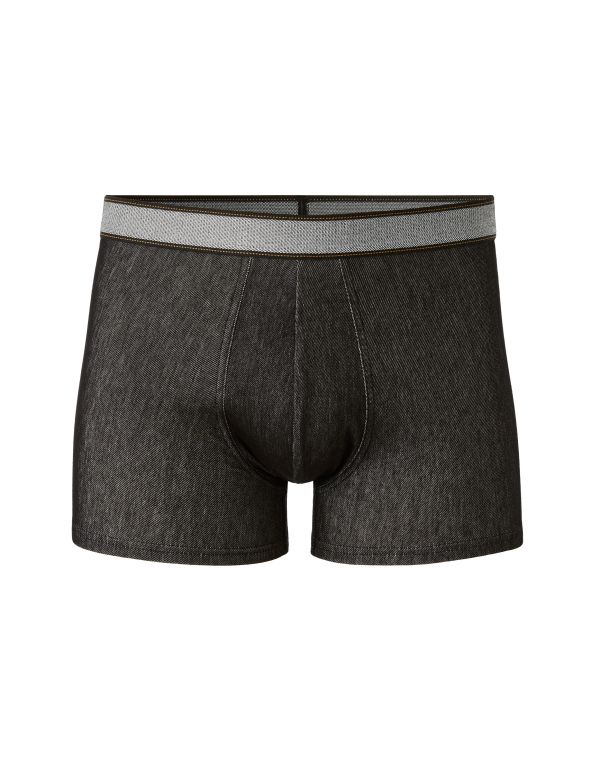 Boxer imitation denim - noir
