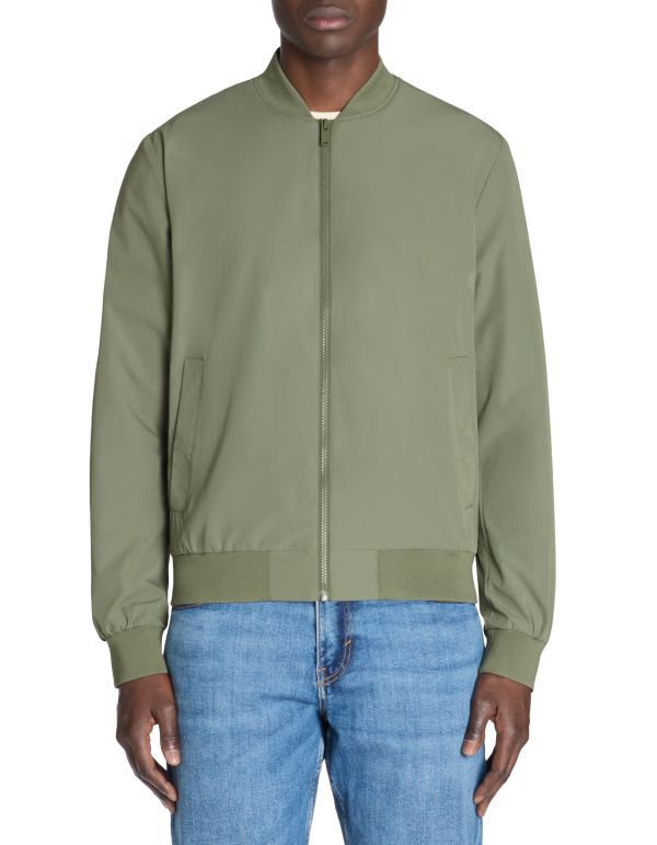 Veste col bomber - vert