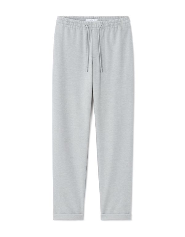 Pantalon 24H slim stretch 7/8e - gris clair