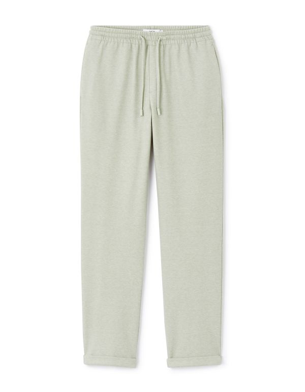 Pantalon slim coton stretch - vert