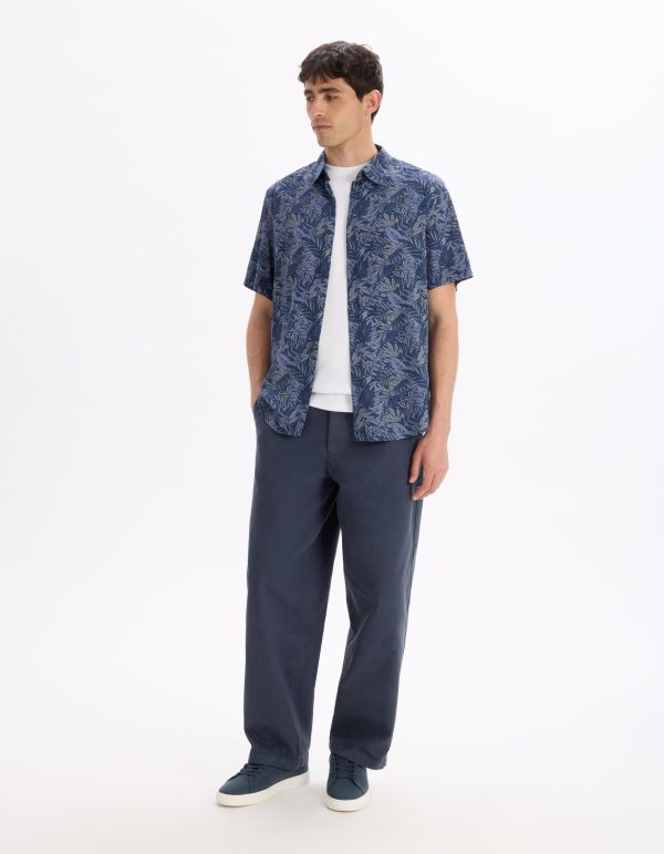 Débardeur straight coton mélangé - blanc