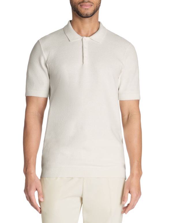 Polo regular 100% coton - beige