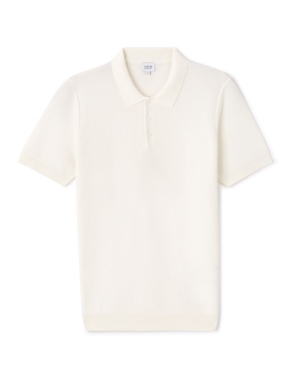 Polo regular 100% coton - beige