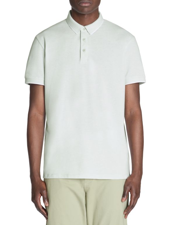 Polo regular coton mélangé - vert