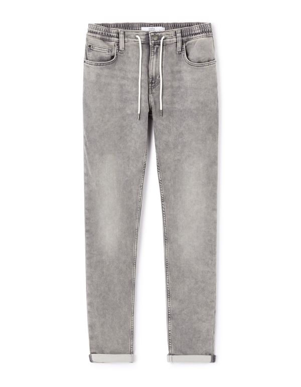 Jean slim coton stretch c25 - gris