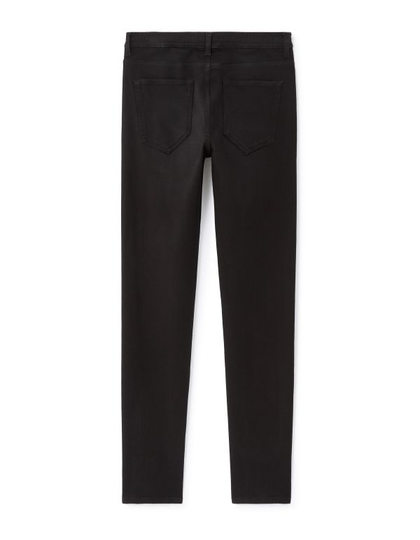 Jean slim 100% coton stretch c25 - noir