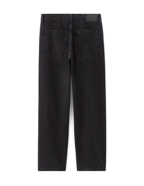 Jean skater 100% coton - noir délavé