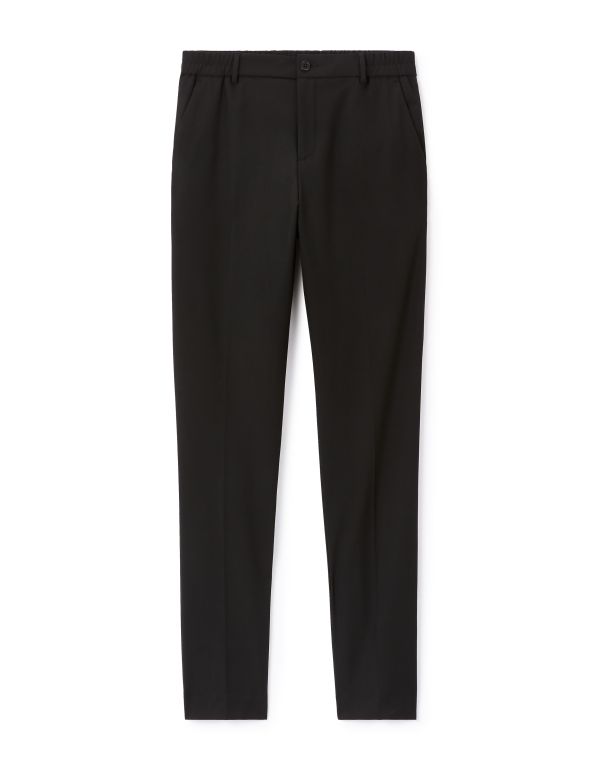 Chino straight stretch - noir
