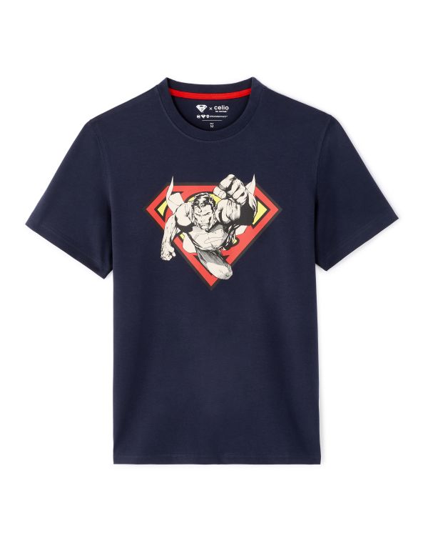 Superman - T-shirt marine