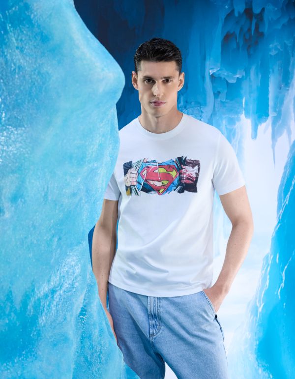 Superman - T-shirt blanc