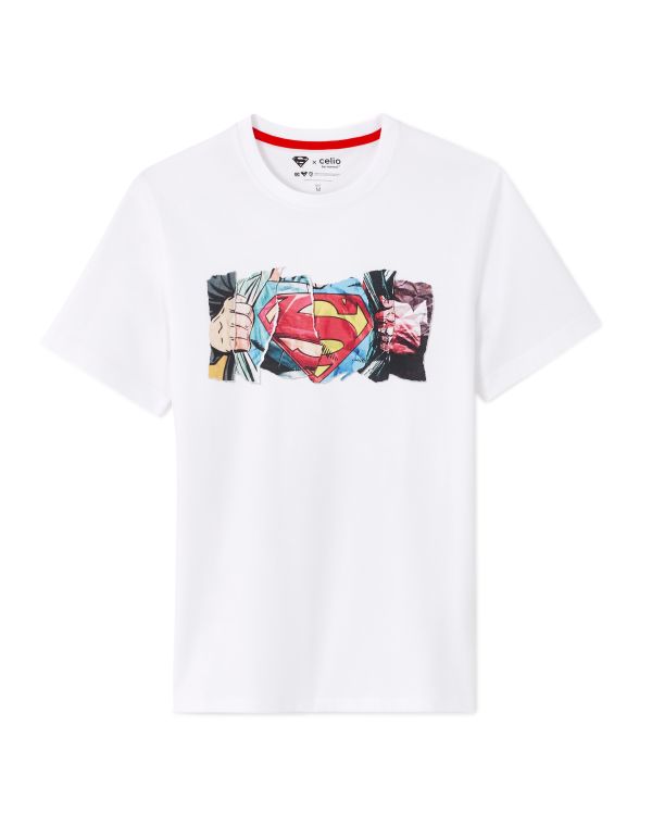 Superman - T-shirt blanc