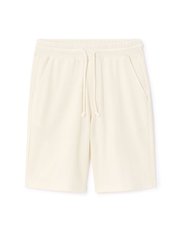 Bermuda coton mélangé - beige