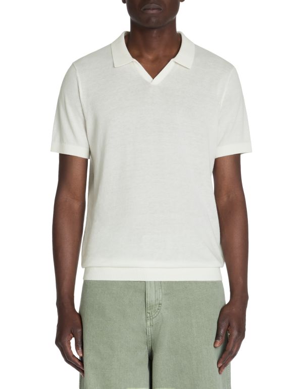 Polo slim en maille 100% coton - beige