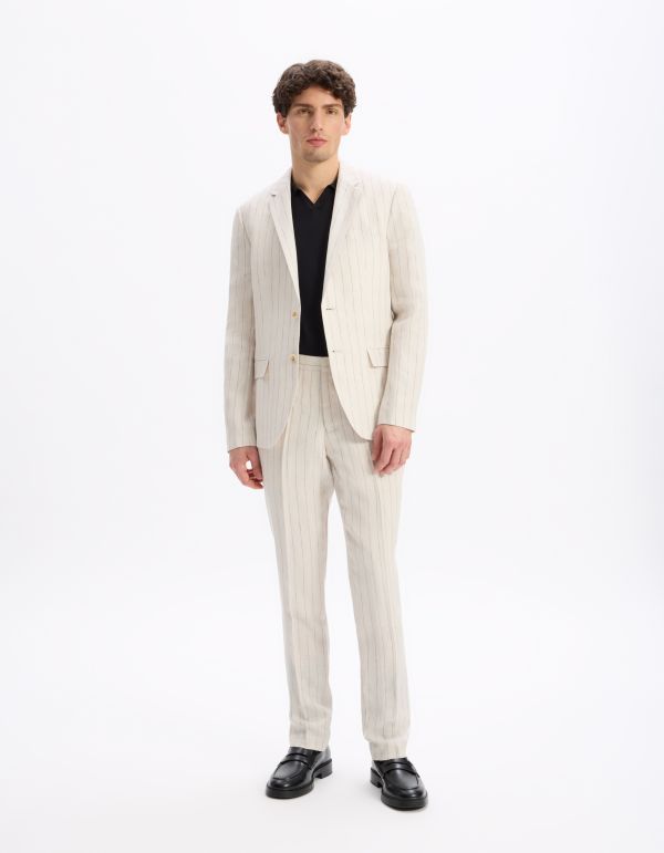 Polo slim en maille 100% coton - noir