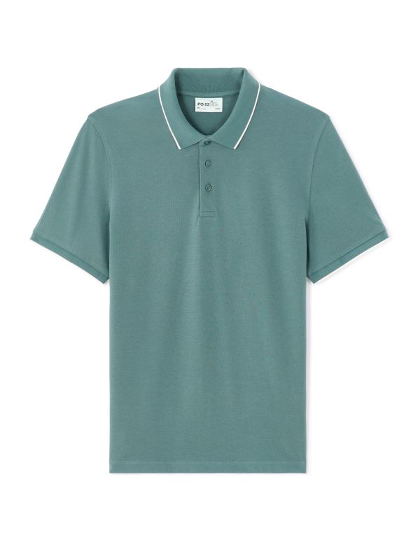 PO.02 Polo piqué regular 100% coton - vert