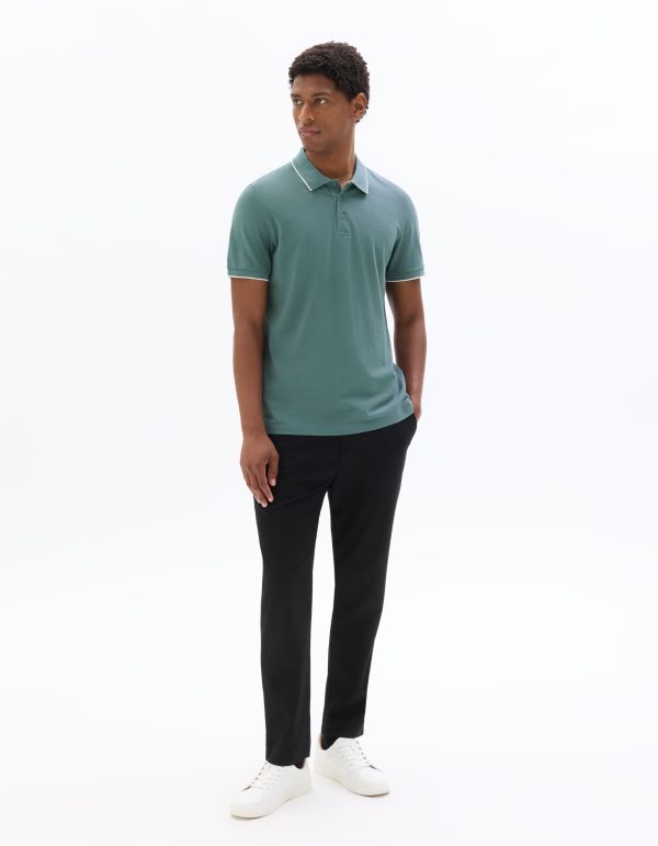 PO.02 Polo piqué regular 100% coton - vert
