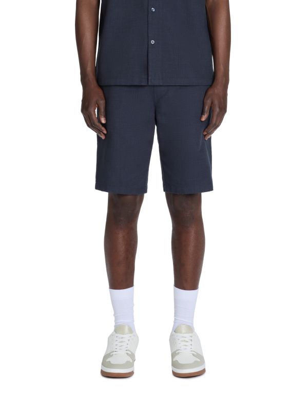 Bermuda 100% coton - marine