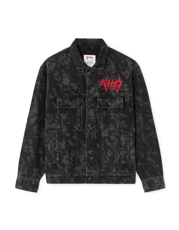 Berserk - Veste en jean noire