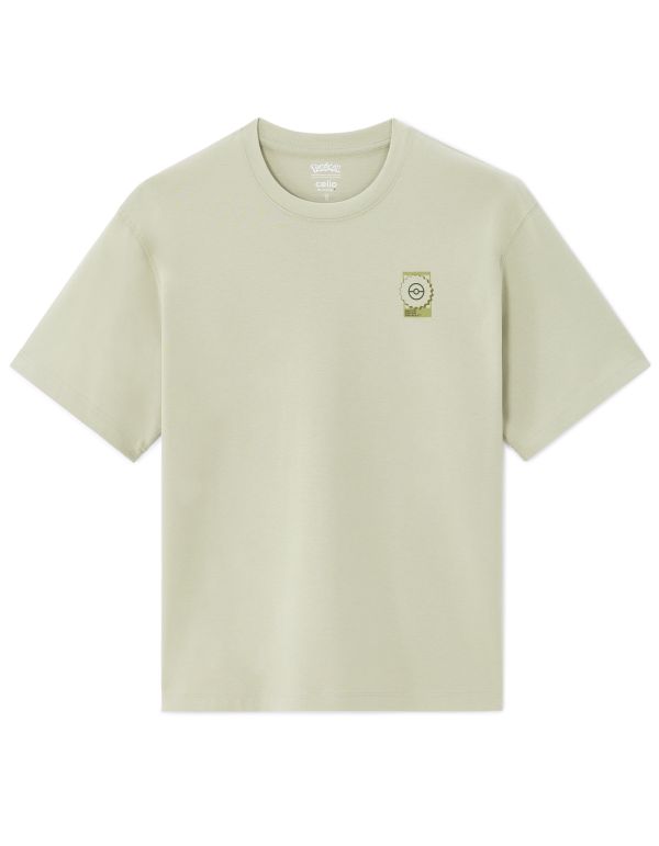 Pokémon - T-shirt vert starters plante
