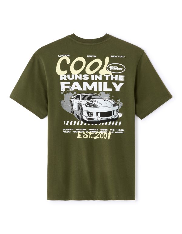 Fast & Furious - T-Shirt kaki