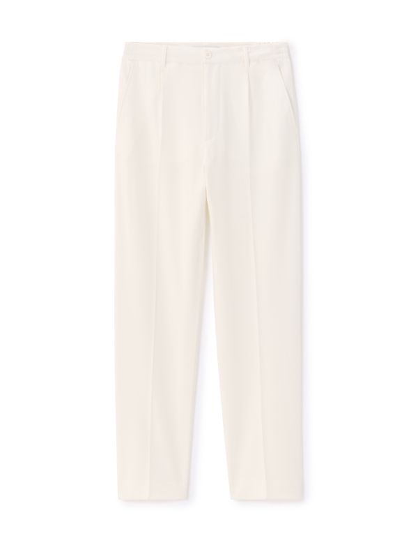 Pantalon 24H loose stretch - écru