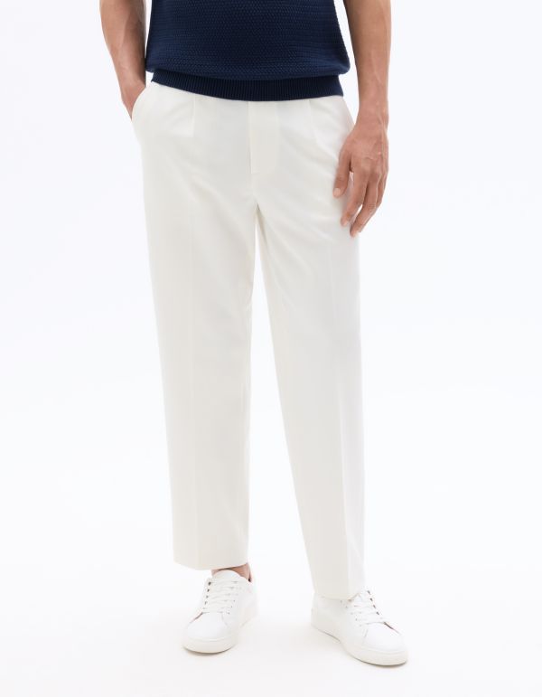 Pantalon 24H loose stretch - écru