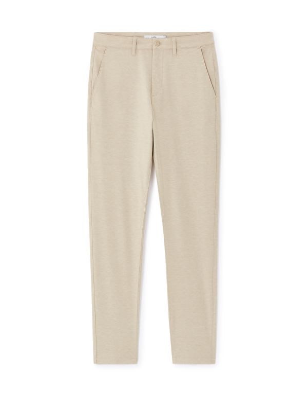 Pantalon slim stretch - beige
