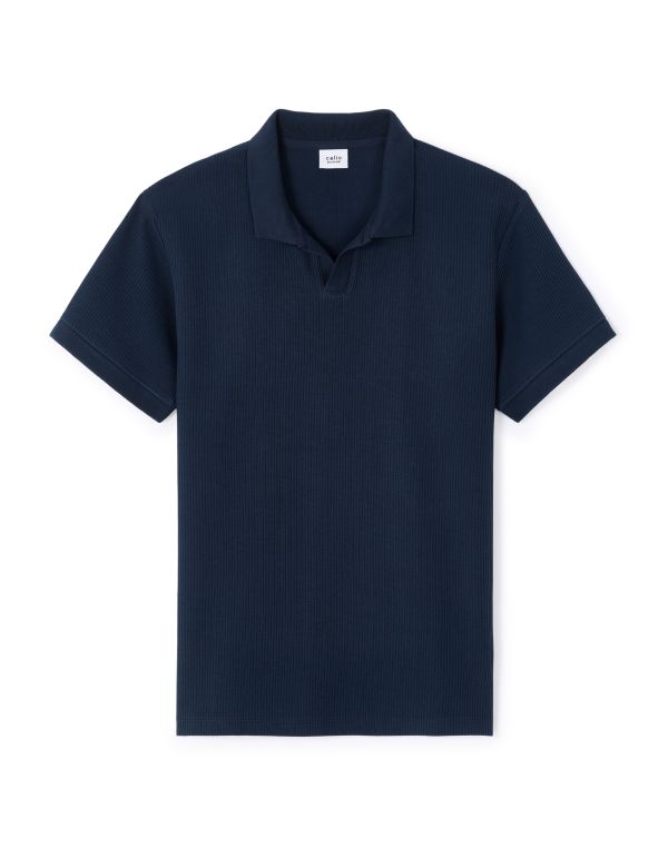 Polo regular 100% coton - marine